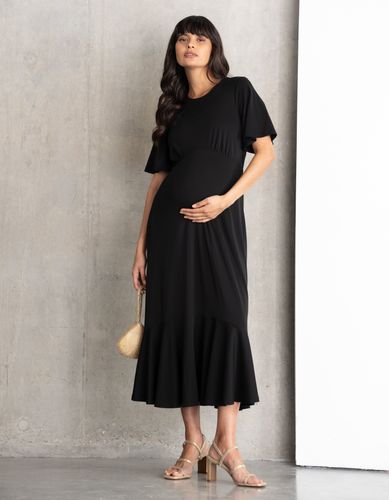 Frill Sleeve Jersey Maternity Dress - Seraphine - Modalova