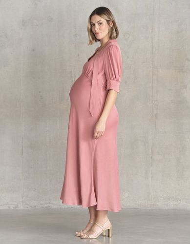 Robe de maternité à manches bouffantes - Seraphine - Modalova