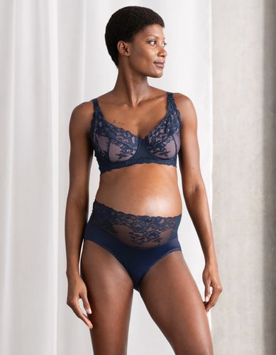 Culotte de maternité en dentelle, à mi-ventre - Seraphine - Modalova