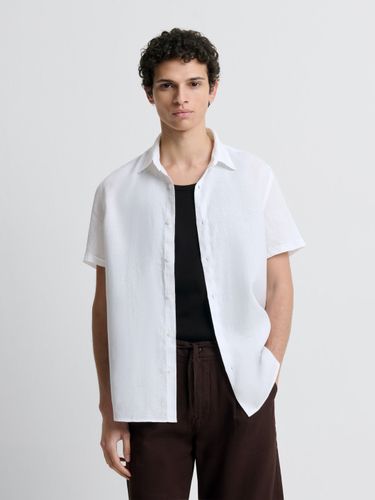 Chemise manches courtes slim en lin - Devred - Modalova