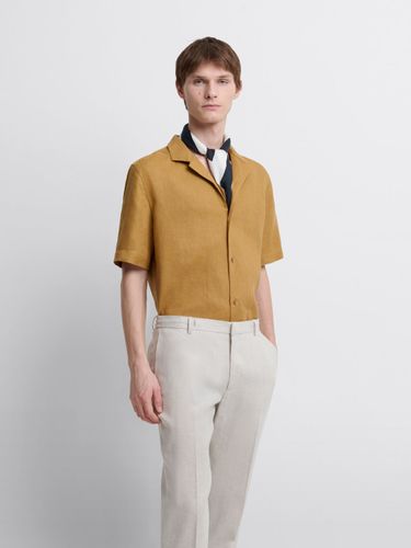 Chemise manches courtes regular en lin - Devred - Modalova