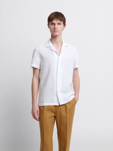 Chemise manches courtes slim en lin - Devred - Modalova