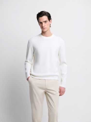 Pull col rond en maille torsadée - Devred - Modalova