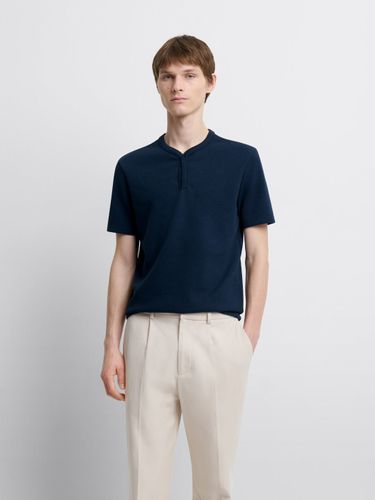 T-shirt col tunisien regular - Devred - Modalova