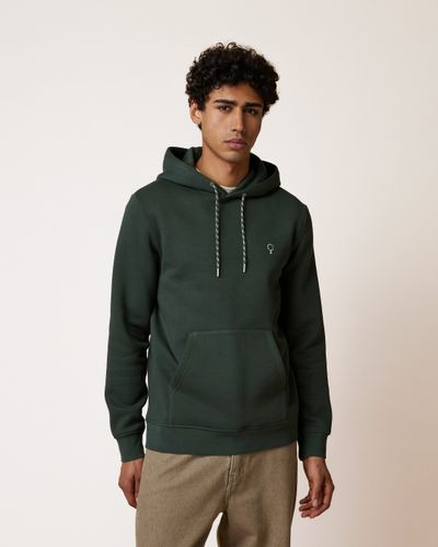 Sweat à capuche vert foncé - FAGUO - Modalova