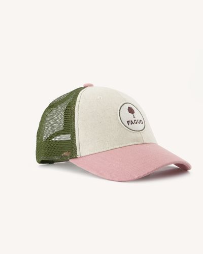 Casquette écru et lilas - FAGUO - Modalova