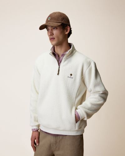 Pull polaire écru - FAGUO - Modalova