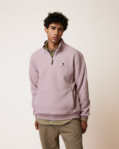 Pull polaire mauve - FAGUO - Modalova