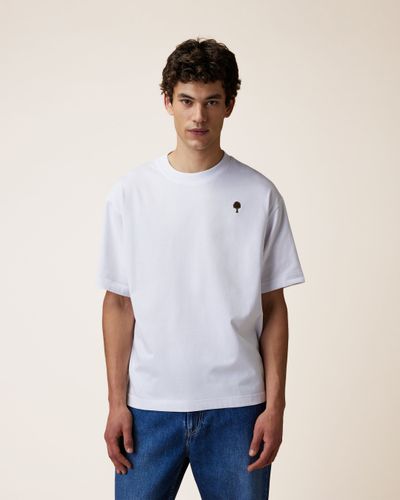 T-shirt oversize imprimé blanc - FAGUO - Modalova