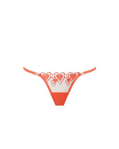 Bluebella String Ouvert Harlow Corail/Transparent - Bluebella - FR - Modalova