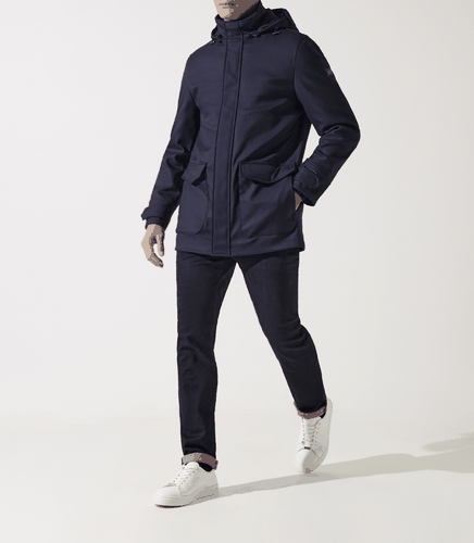 Manteau léger technique marine INDIANA - IZAC - Modalova