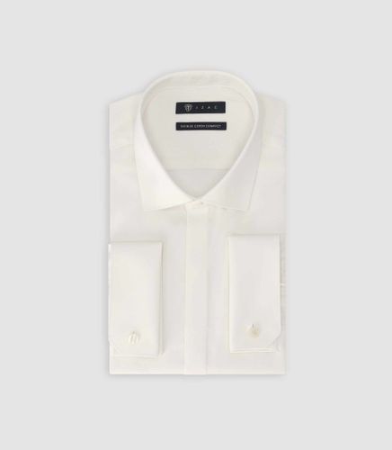 Chemise boutons de manchette écrue - IZAC - Modalova