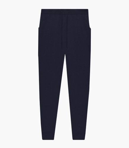 Jogging maille embosse marine - IZAC - Modalova
