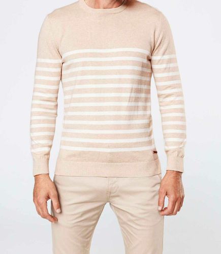 IZAC - Pull rayé beige/écru - Izac - Modalova