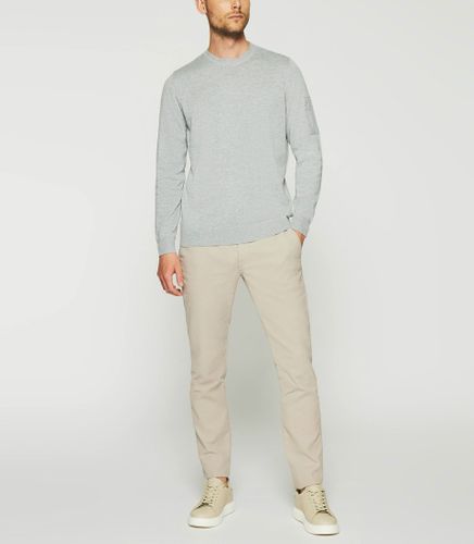 IZAC - Pull col rond gris DAVID - IZAC - Modalova