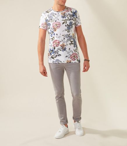 T-shirt col rond imprimé ''Xiao'' - IZAC - Modalova
