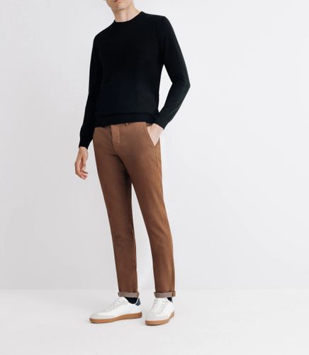 Pull en laine mérinos col rond - IZAC - Modalova