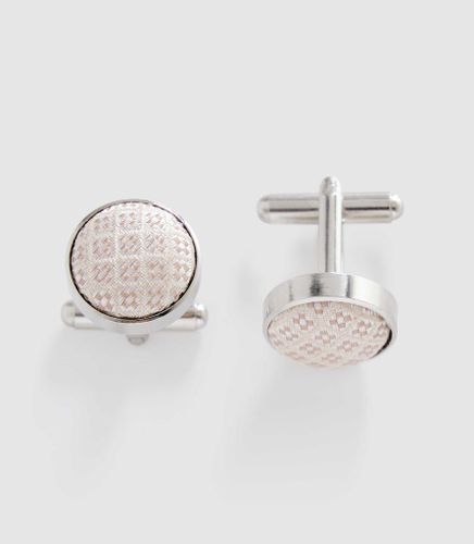 Boutons de manchette métal ''Uilo'' - IZAC - Modalova
