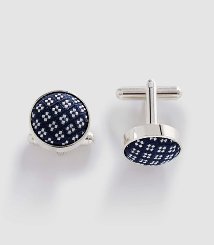 Boutons de manchette métal marine ''Uilo'' - IZAC - Modalova