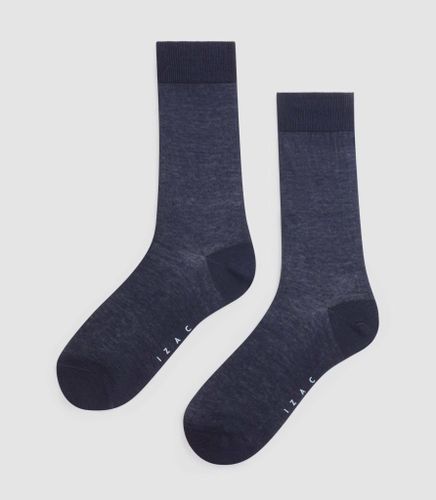 Chaussettes fil d'Ecosse marine RSEY - IZAC - Modalova
