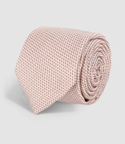 IZAC - Cravate en soie beige HAL - IZAC - Modalova