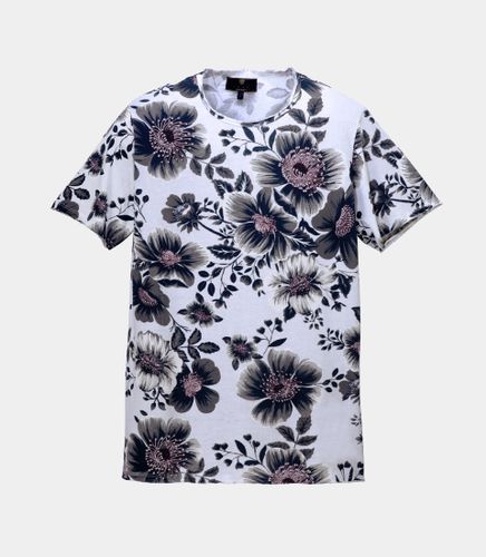 T-shirt col rond imprimé ''Xang'' - IZAC - Modalova