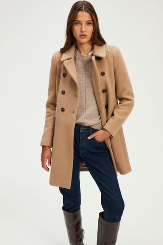 Manteau mi-long cintré - LIORA - Couleur : / - Taille : 34 - Pablo - Modalova