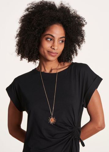 Collier sautoir pampille soleil - La Fée Maraboutée - Modalova