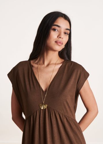 Collier sautoir fleur de ginko - La Fée Maraboutée - Modalova