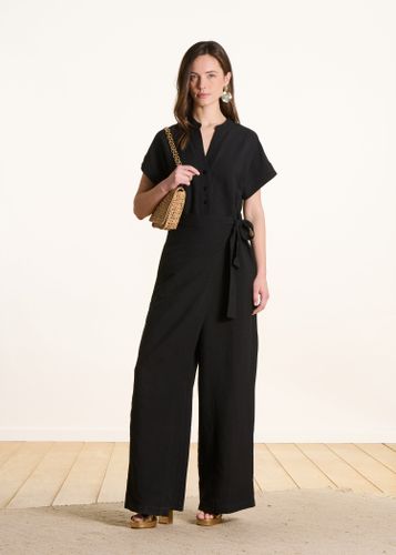 Combinaison large noire avec pan - La Fée Maraboutée - Modalova