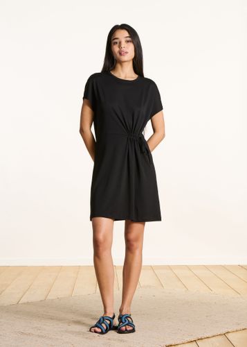 Robe courte fluide manches courtes - La Fée Maraboutée - Modalova