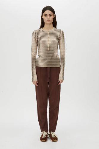 Cassian Button Down Stripe Top - CAMILLA AND MARC - Modalova