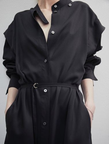 Nemulus Dress in Black - Ninety Percent - Modalova