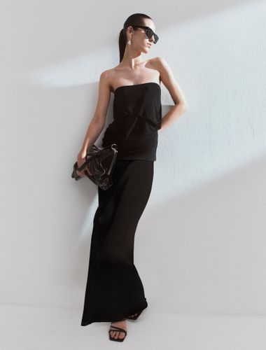 Flute Skirt in Black - Ninety Percent - Modalova