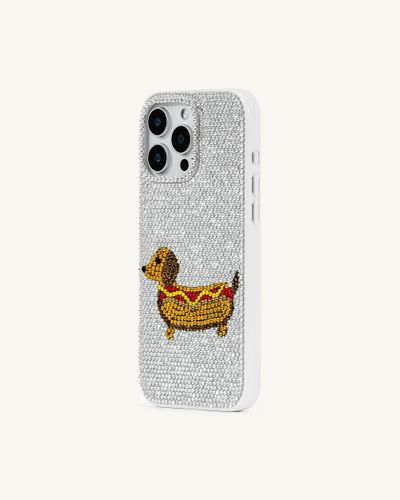 Coque Hot-dog Teckel – Blanc - JW PEI - Modalova