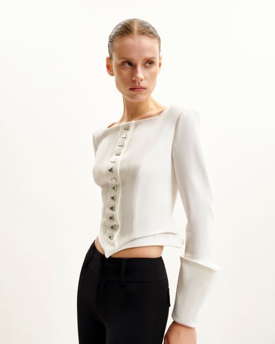 Blazer Inspiré du Corset Lydia - Blanche - JW PEI - Modalova