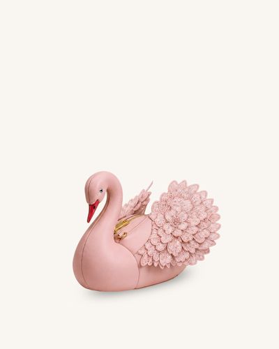 Alani Sac bandoulière brodé en forme de cygne - Rose clair - JW PEI - Modalova