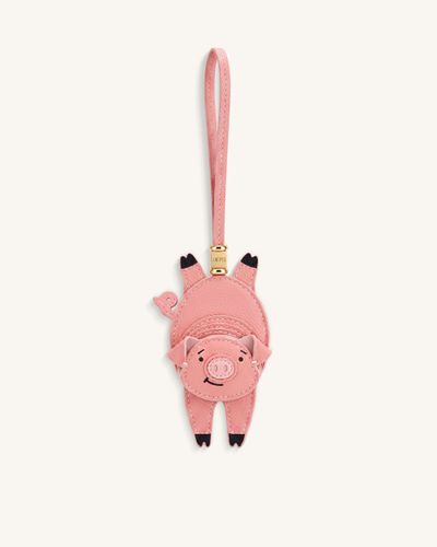 Breloque de sac Petit Cochon joueur - Rose - JW PEI - Modalova