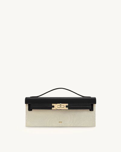 Sac à poignée rigide Bria – Toile noire - JW PEI - Modalova