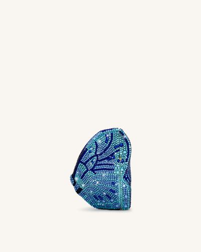 Paisley Pochette Papillon Cristal - Bleu - JW PEI - Modalova