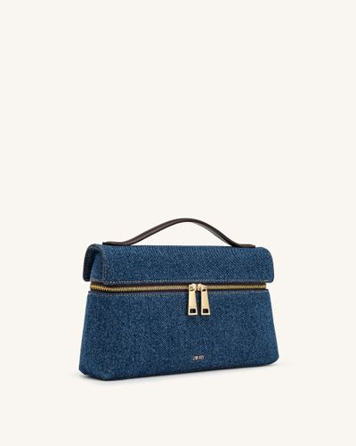 Thea Sac à main à poignée supérieure - Denim bleu - JW PEI - Modalova