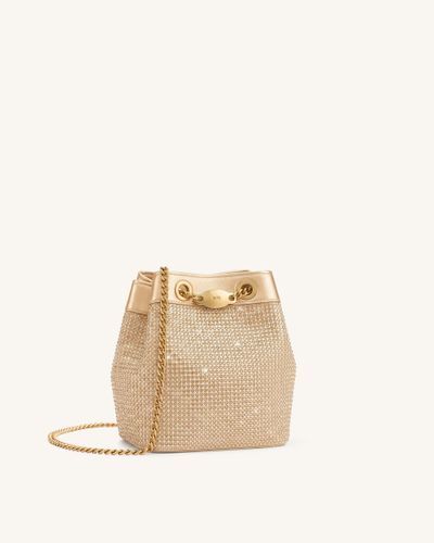 Yara Sac seau en cristaux artificiels - Champagne - JW PEI - Modalova