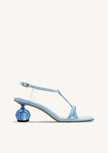Charlotte Sandales à Brides avec Talon Sphérique – Bleu Ciel - JW PEI - Modalova