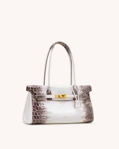 Sac épaule Yara – Croco blanc - JW PEI - Modalova