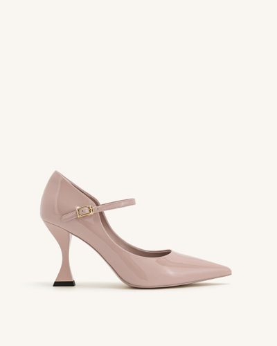 Thalina Escarpins en cuir verni – Rose poudré - JW PEI - Modalova