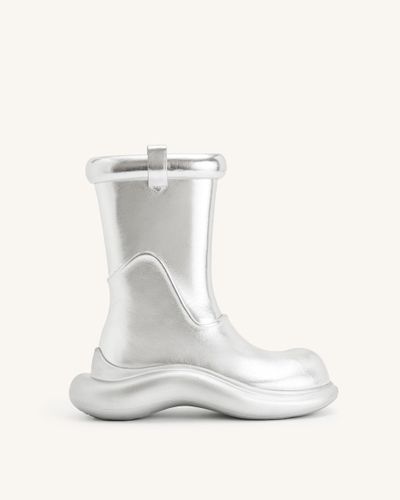 Bottes de Pluie Zoie Métalliques - Argent - JW PEI - Modalova