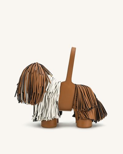 Nita Sac à Main en Forme de Chiot - Marron - JW PEI - Modalova