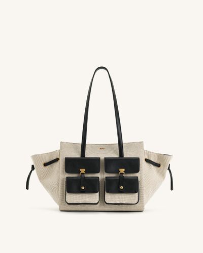 Linda Sac Tote - Toile Noire - JW PEI - Modalova