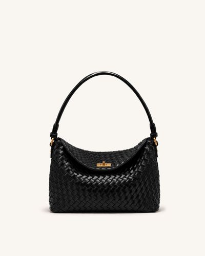 Lucia Sac Hobo tressé - Noir - JW PEI - Modalova