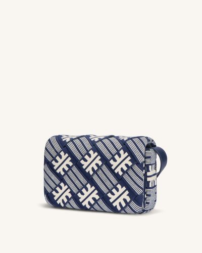 Maze Sac À Main en Tricot Jacquard FEI - Marine - JW PEI - Modalova